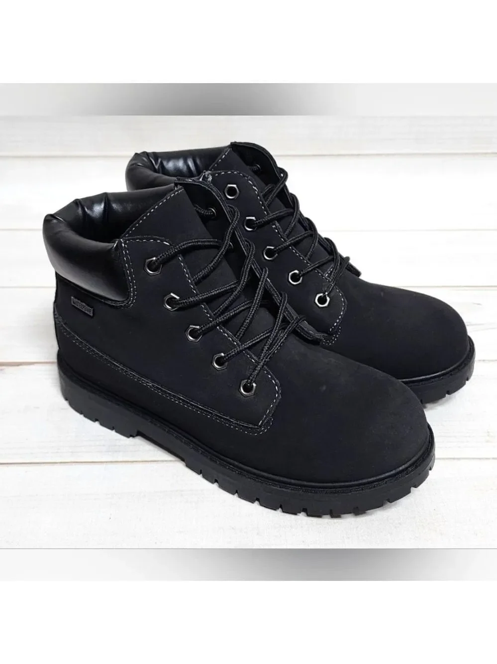 Outbound Trading Co Black Waterproof Boot - New In Box